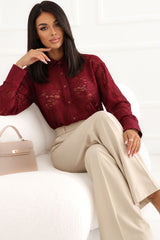  Overhemd met lange mouwen model 232429 Rue Paris 