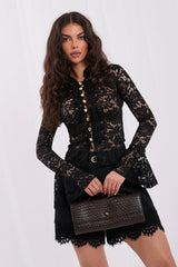  Overhemd met lange mouwen model 232430 Rue Paris 