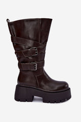  Laarzen met sleehak model 232468 Step in style 