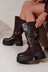  Laarzen met sleehak model 232468 Step in style 