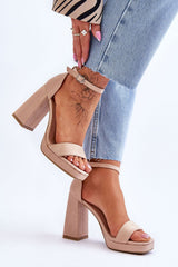 sandalen op hak model 179871 Step in style 